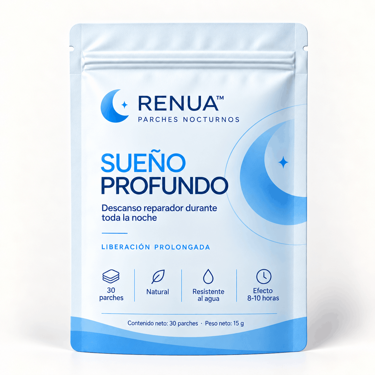 RENUA™ Parche Nocturno | Duerme de corrido Despierta renovada.