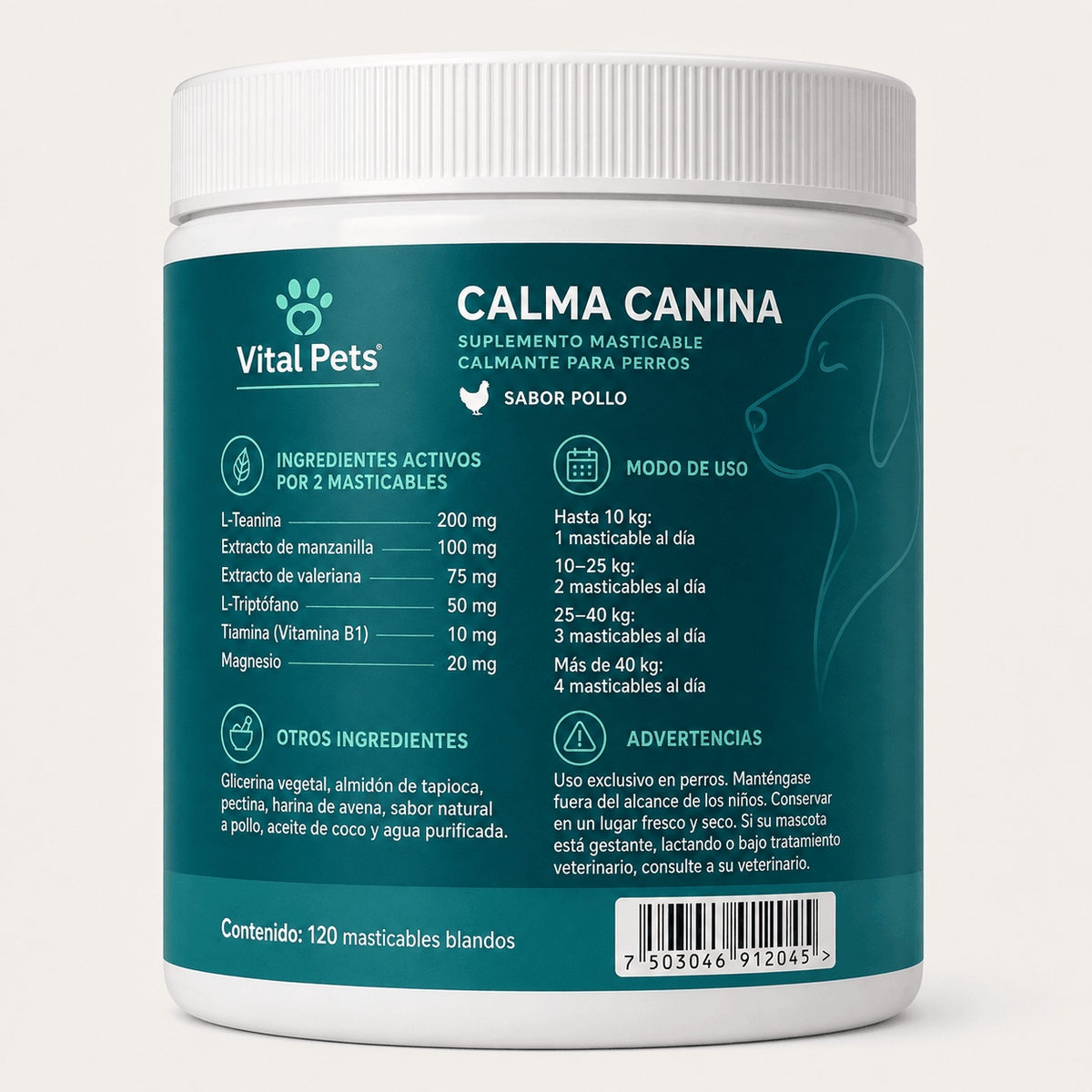 CALMA CANINA | Apoyo para Ansiedad, Estrés e Hiperactividad