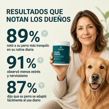 CALMA CANINA | Apoyo para Ansiedad, Estrés e Hiperactividad
