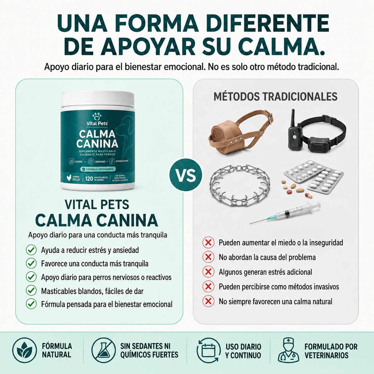 CALMA CANINA | Apoyo para Ansiedad, Estrés e Hiperactividad