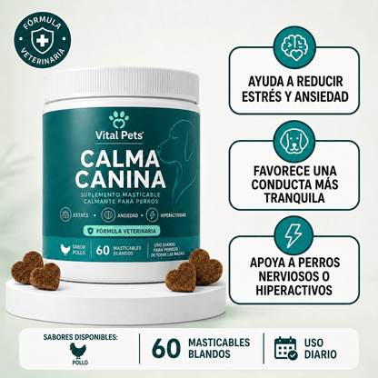 CALMA CANINA | Apoyo para Ansiedad, Estrés e Hiperactividad