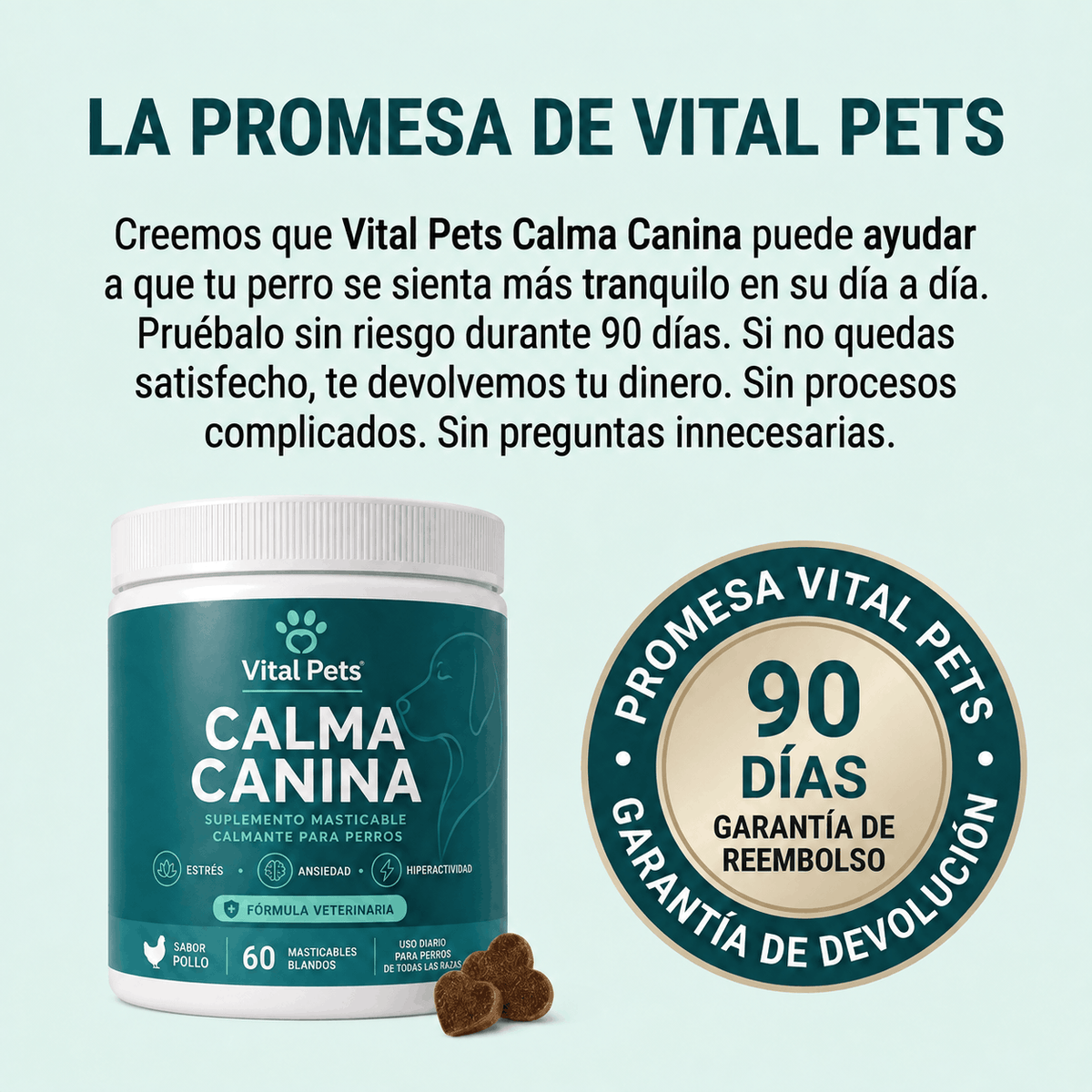 CALMA CANINA | Apoyo para Ansiedad, Estrés e Hiperactividad