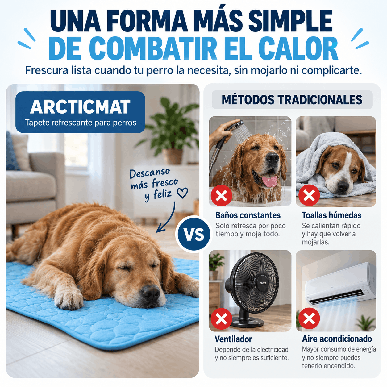 ArticMat Vital Pets™ | Tapete Refrescante para Perros