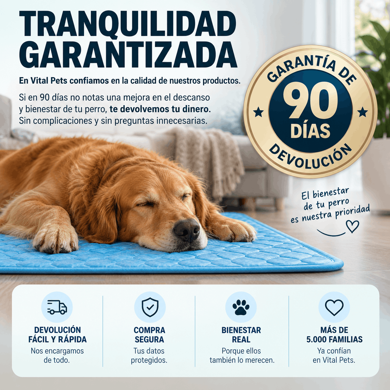 ArticMat Vital Pets™ | Tapete Refrescante para Perros
