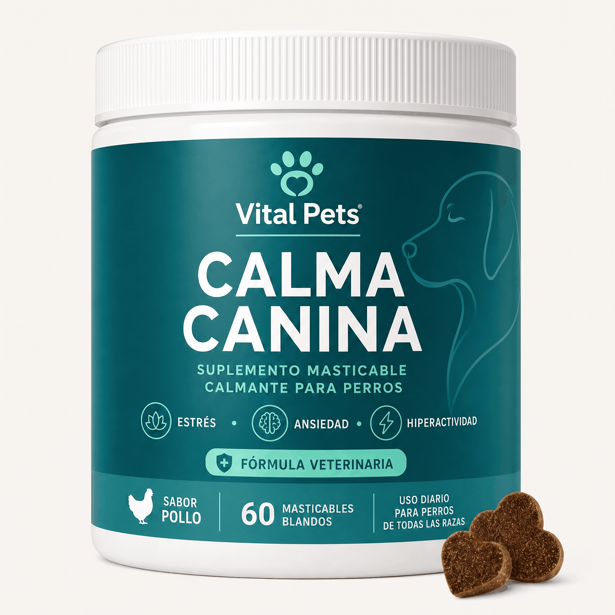CALMA CANINA | Apoyo para Ansiedad, Estrés e Hiperactividad