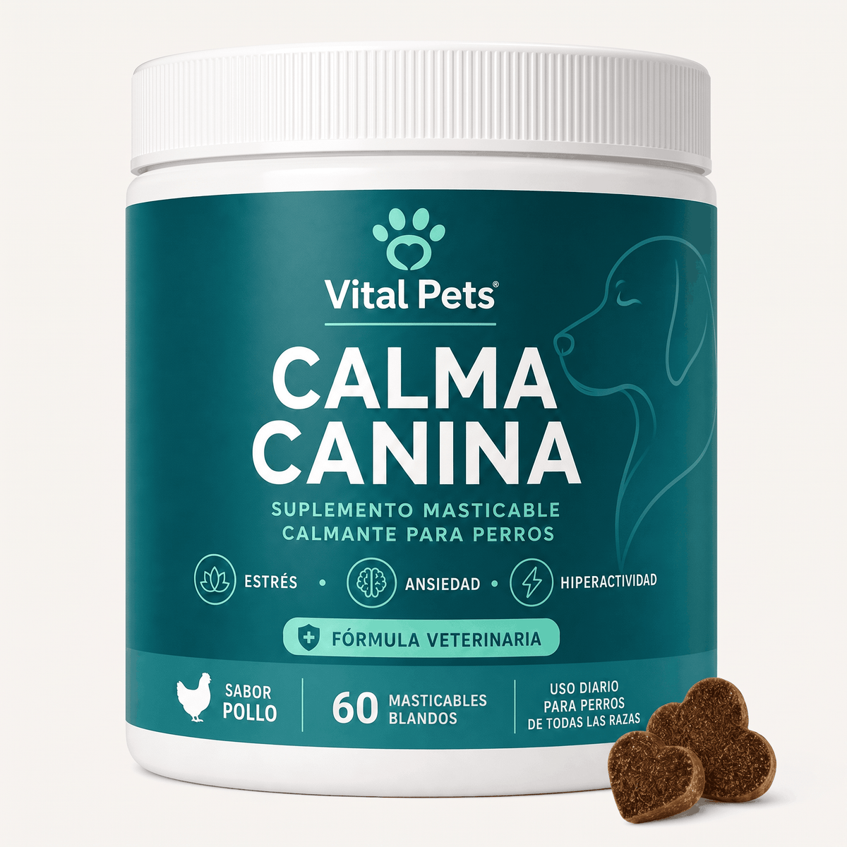 CALMA CANINA | Apoyo para Ansiedad, Estrés e Hiperactividad
